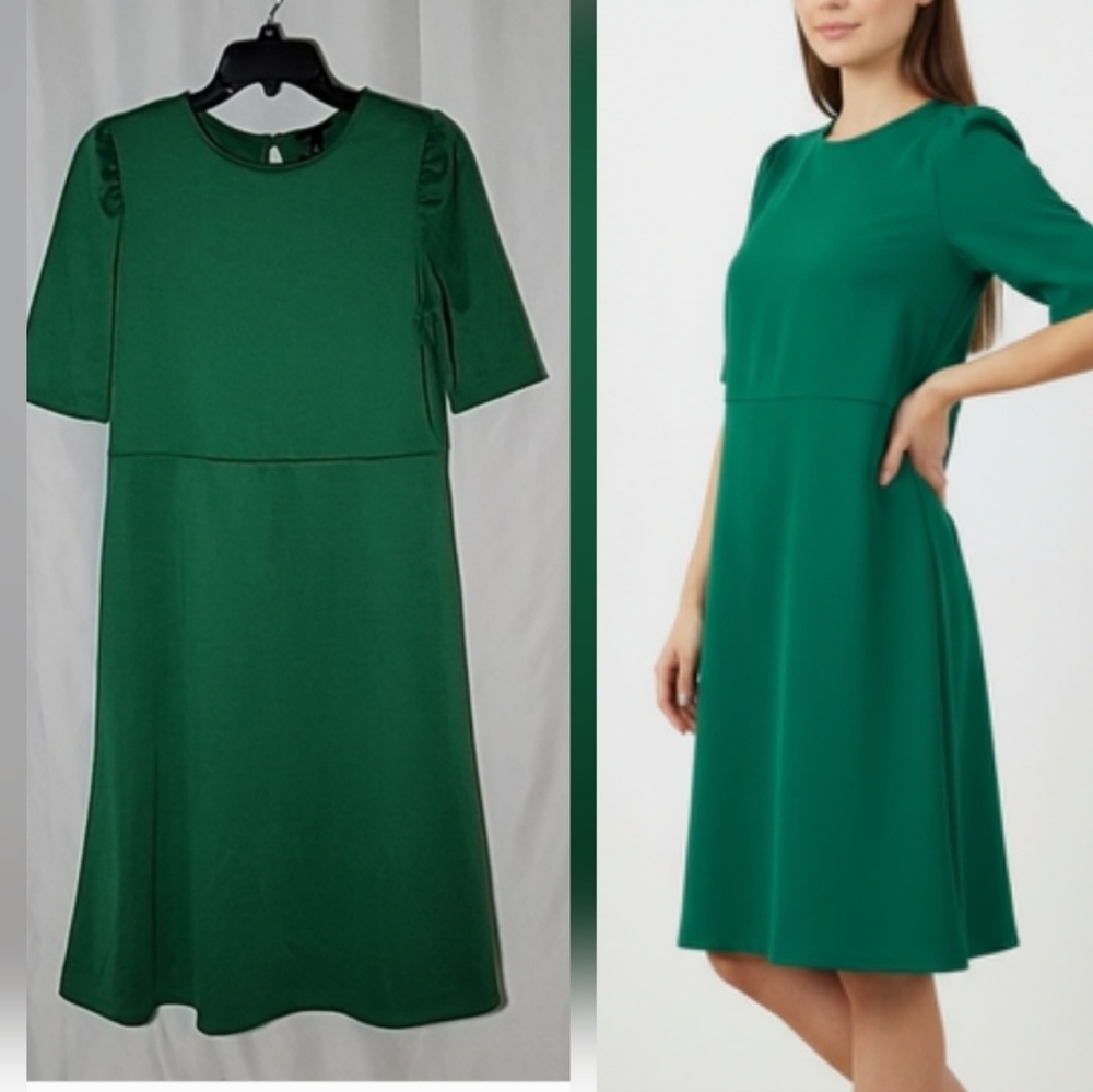 💦Who What Where Green Midi Dress Size Large